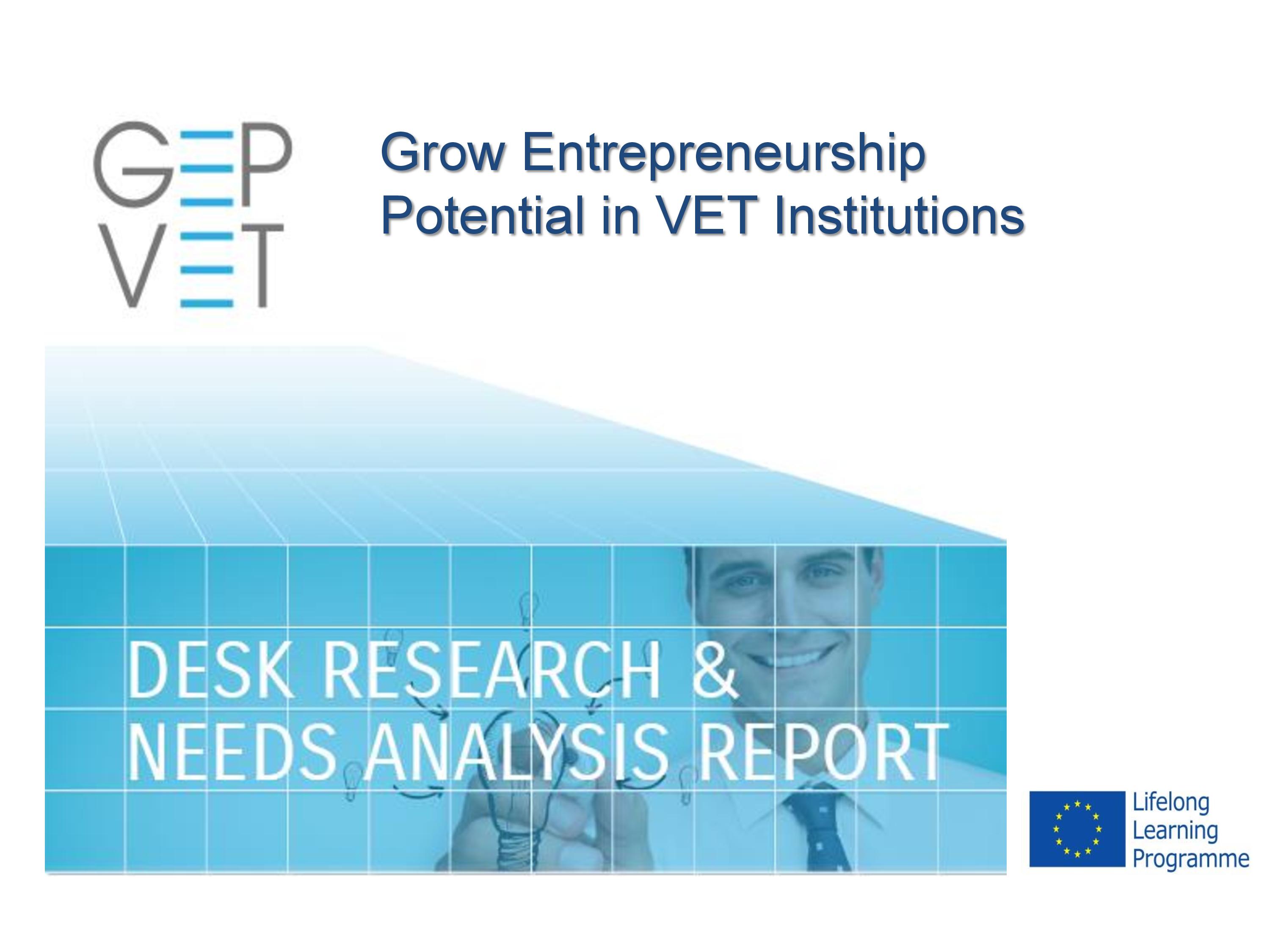 Desk Research & Needs Analysis Report