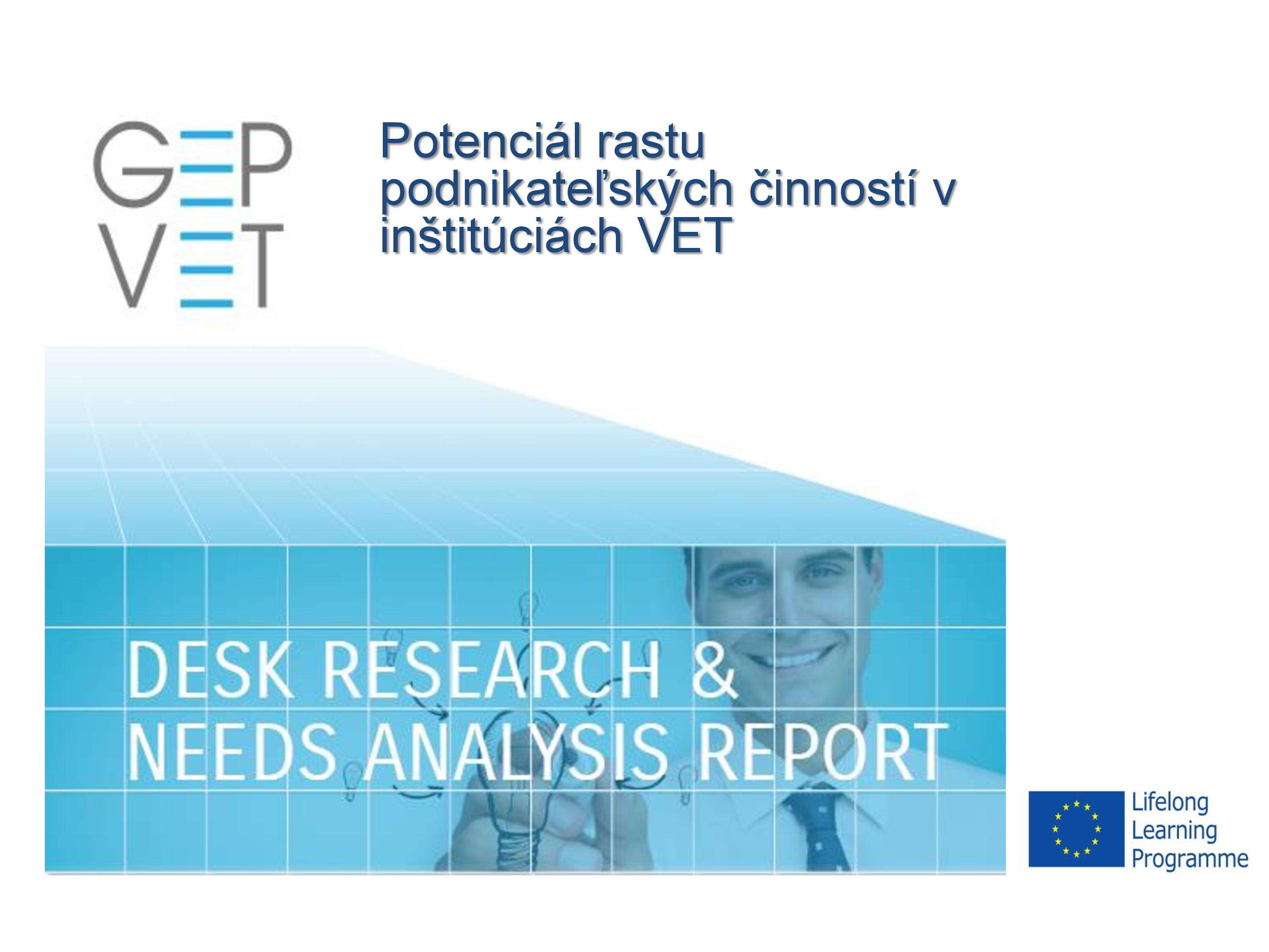 Desk Research & Needs Analysis Report